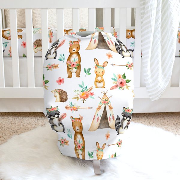 Woodland Tribe Infant Car Seat / Nursing Cover