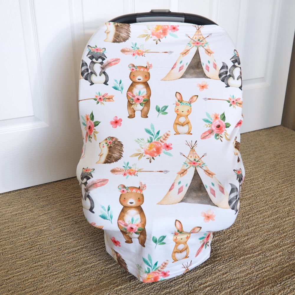 Woodland Tribe Infant Car Seat / Nursing Cover