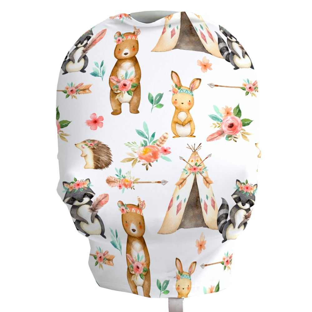 Woodland Tribe Infant Car Seat / Nursing Cover