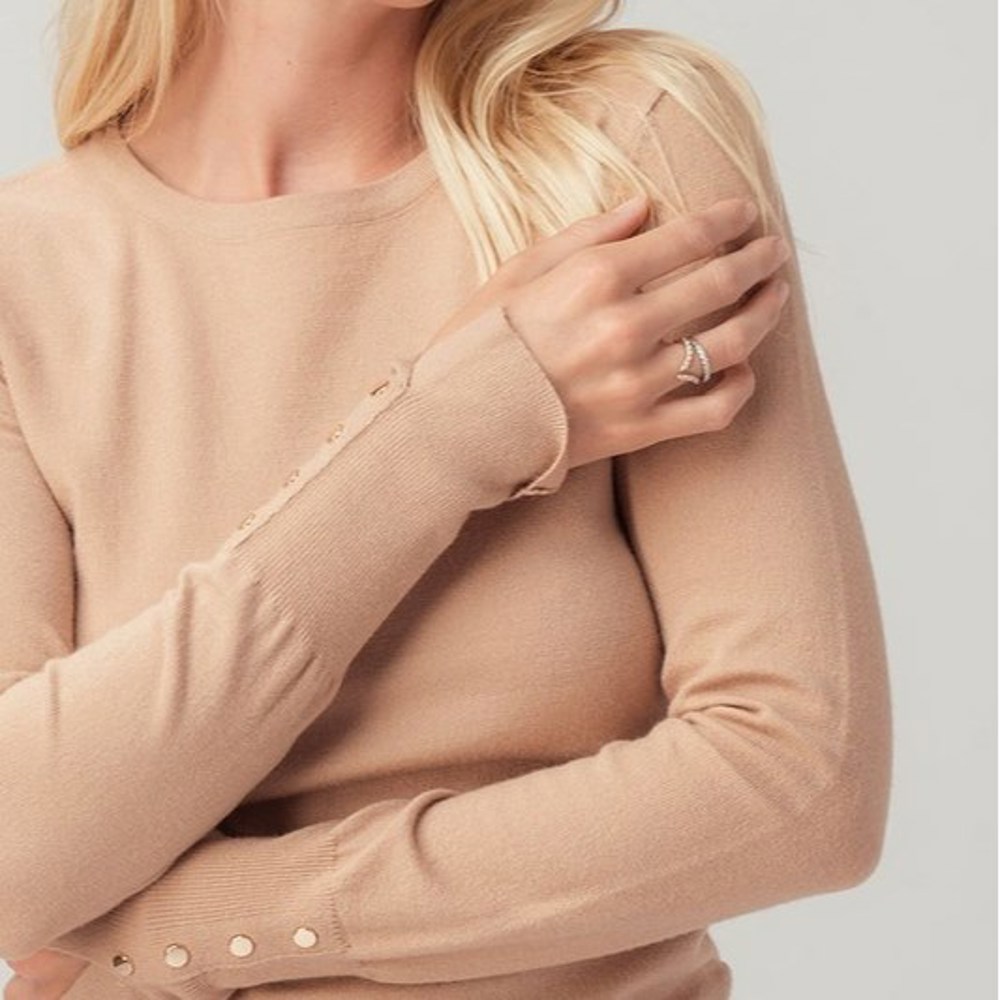 Perfect Layering Button Detail Sweater