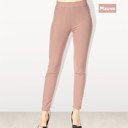 Mauve One Size Fits Most Premium Stretch Jeans / 0-3X