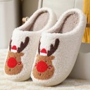 Rudolph Red S Sherpa Fuzzy Slippers Collection