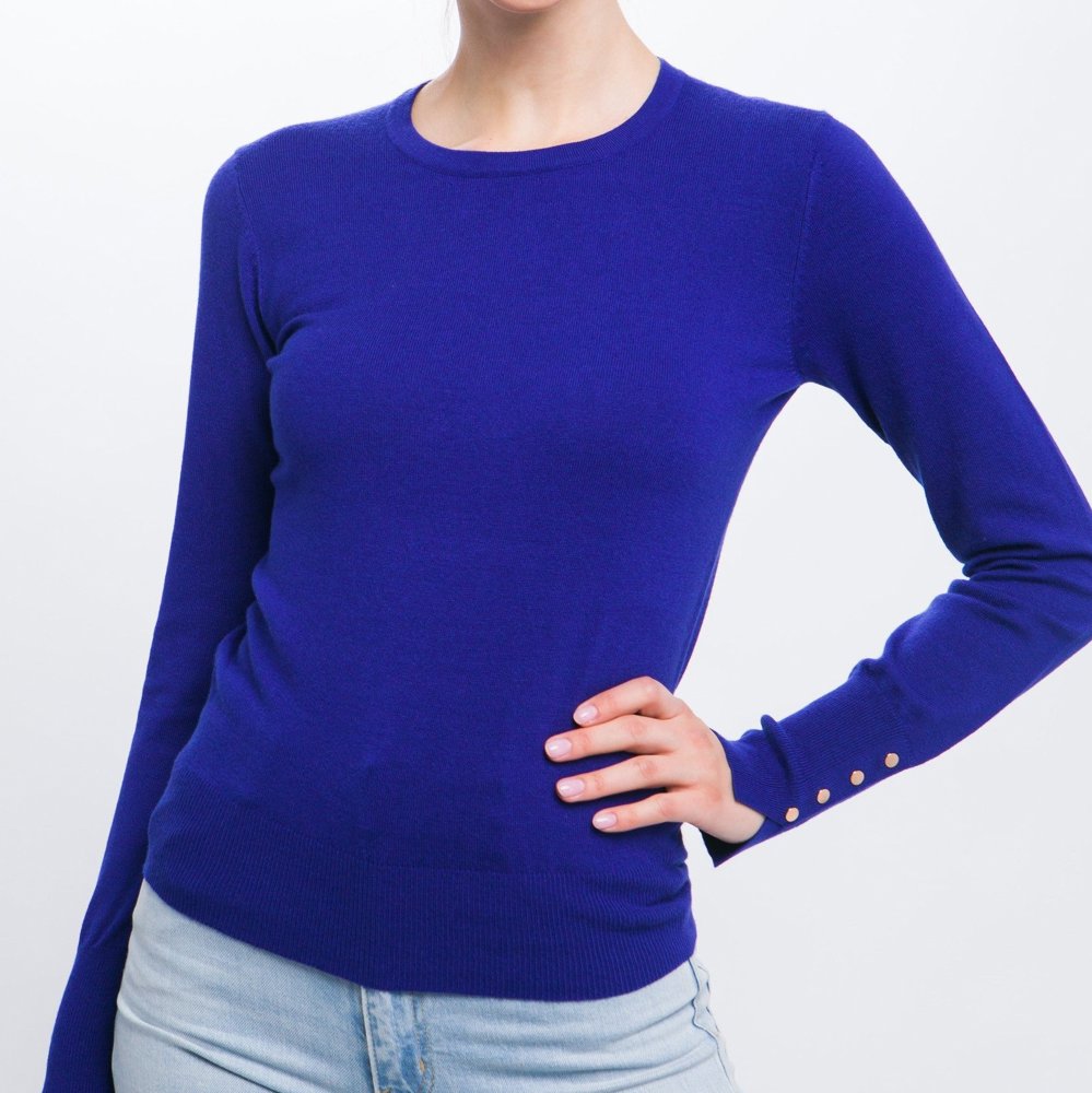 Perfect Layering Button Detail Sweater