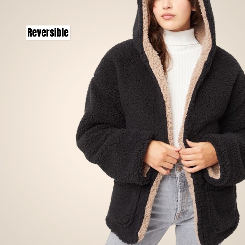 The Coziest Reversible Pocketed Jacket