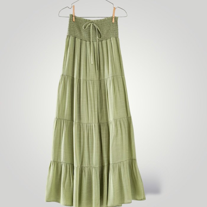 Ruffle Tiered Maxi Skirt