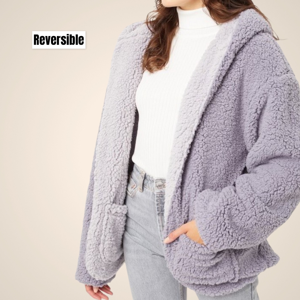 The Coziest Reversible Pocketed Jacket