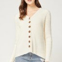  Button Down Cardigan Sweater