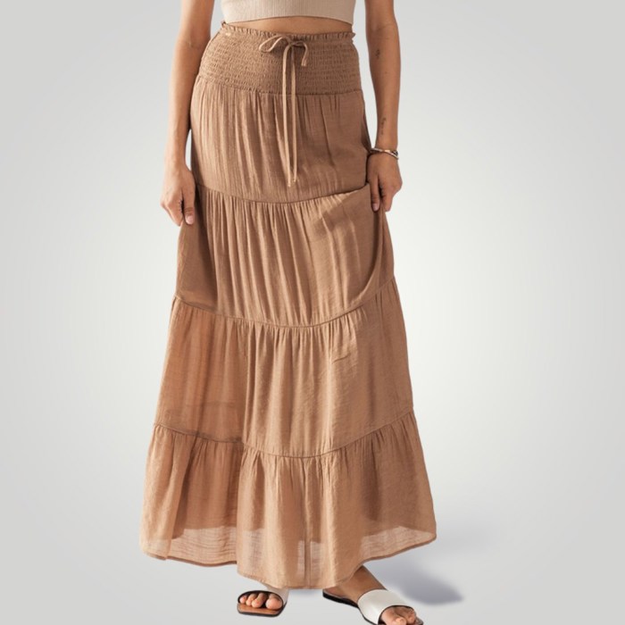 Ruffle Tiered Maxi Skirt