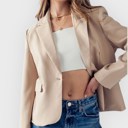 Khaki Small Modern Classic Blazer