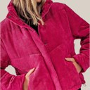  High Collar Corduroy Puffer Jacket