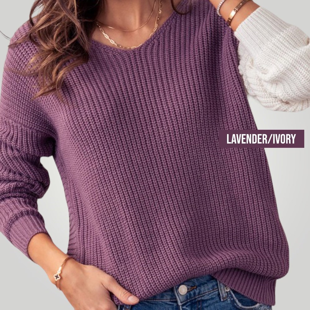 Twist Back Sweater