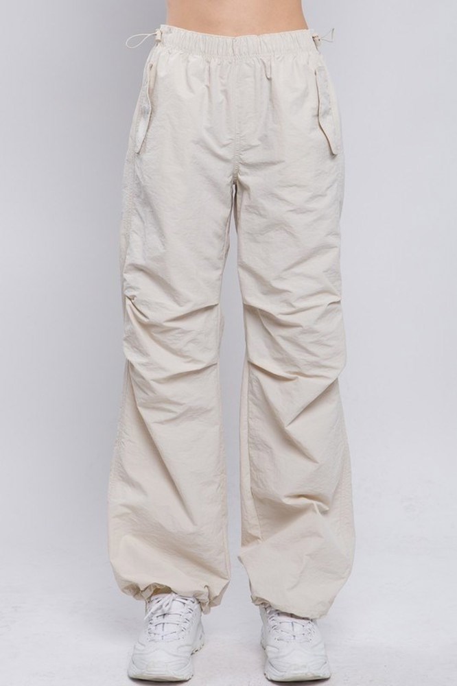 Pocketed Parachute Pants