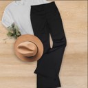  Wide Band Flare Pants S-XL