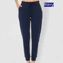 Navy Small Drawstring Joggers With Pockets S-3X