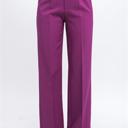 Violet Small Elegant Ease Wide-Leg Slacks with Front Pleats