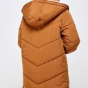  Sherpa Lined Long Puff Coat