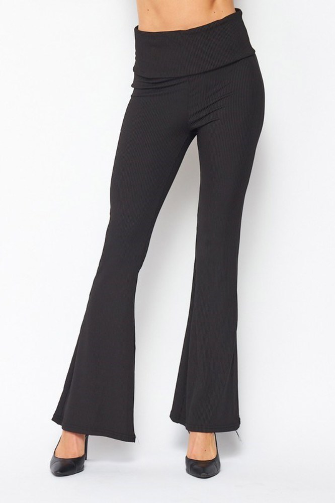 Wide Band Flare Pants S-XL