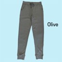 Olive Small Drawstring Joggers With Pockets S-3X