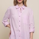  Basic Linen Relaxed Fit Button Down Shirt