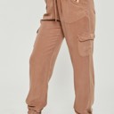  Tencel Cargo Pocketed Joggers