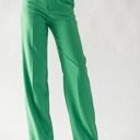  Solid Straight Leg Trouser Pants / S-XL