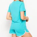 Mint S-M Comfy Shorts and Tee Set / 2 Piece Set