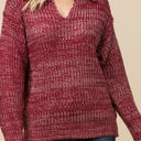  V-Neck Melange Sweater