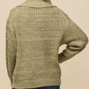  V-Neck Melange Sweater