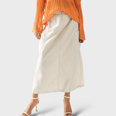 Cargo Pocket Maxi Skirt