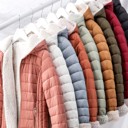  Cozy Sherpa Fleece-Lined Reversible Hooded Puffer Jacket