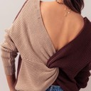  Twist Back Sweater