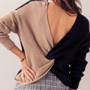  Twist Back Sweater