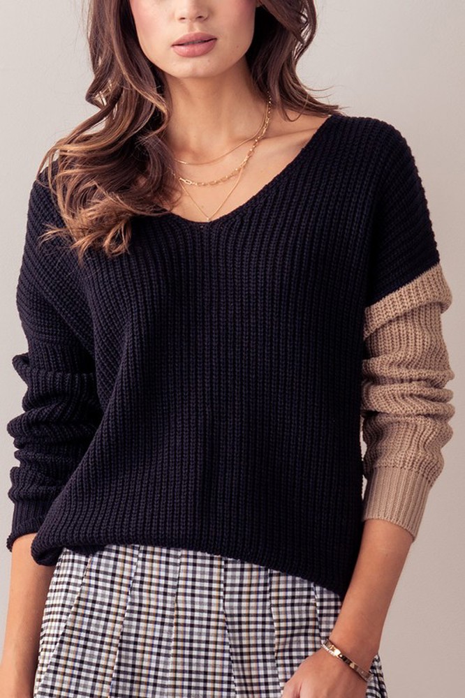 Twist Back Sweater