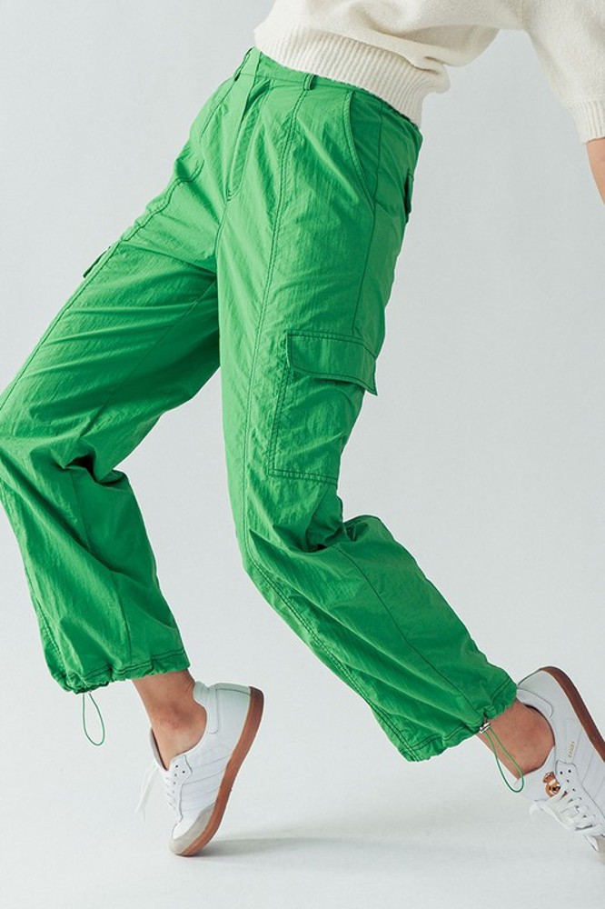 Nylon Parachute Cargo Pants