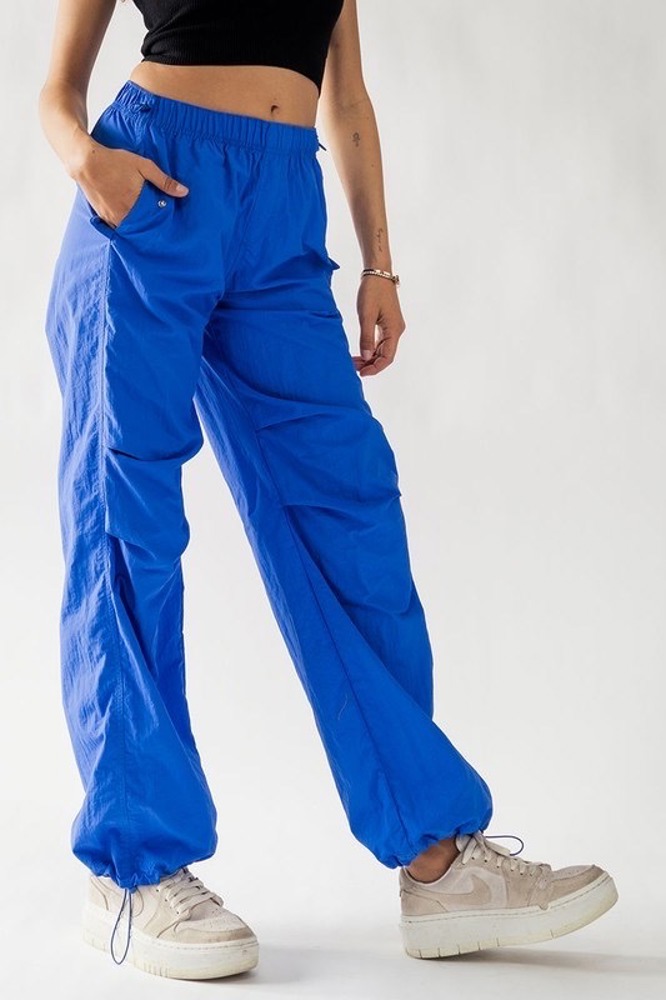 Pocketed Parachute Pants