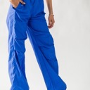 Royal Medium Pocketed Parachute Pants