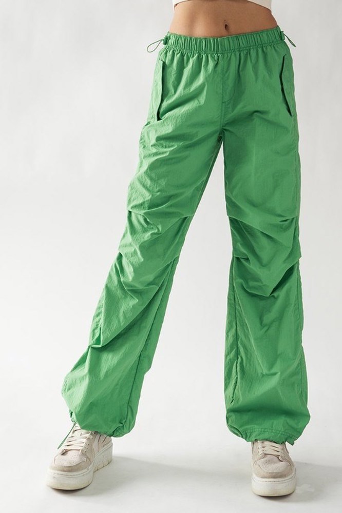 Pocketed Parachute Pants