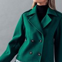  Wool Double Breasted Coat Jacket