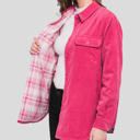 Fuchsia Small Reversible Corduroy Jacket S-XL / 7 Colors