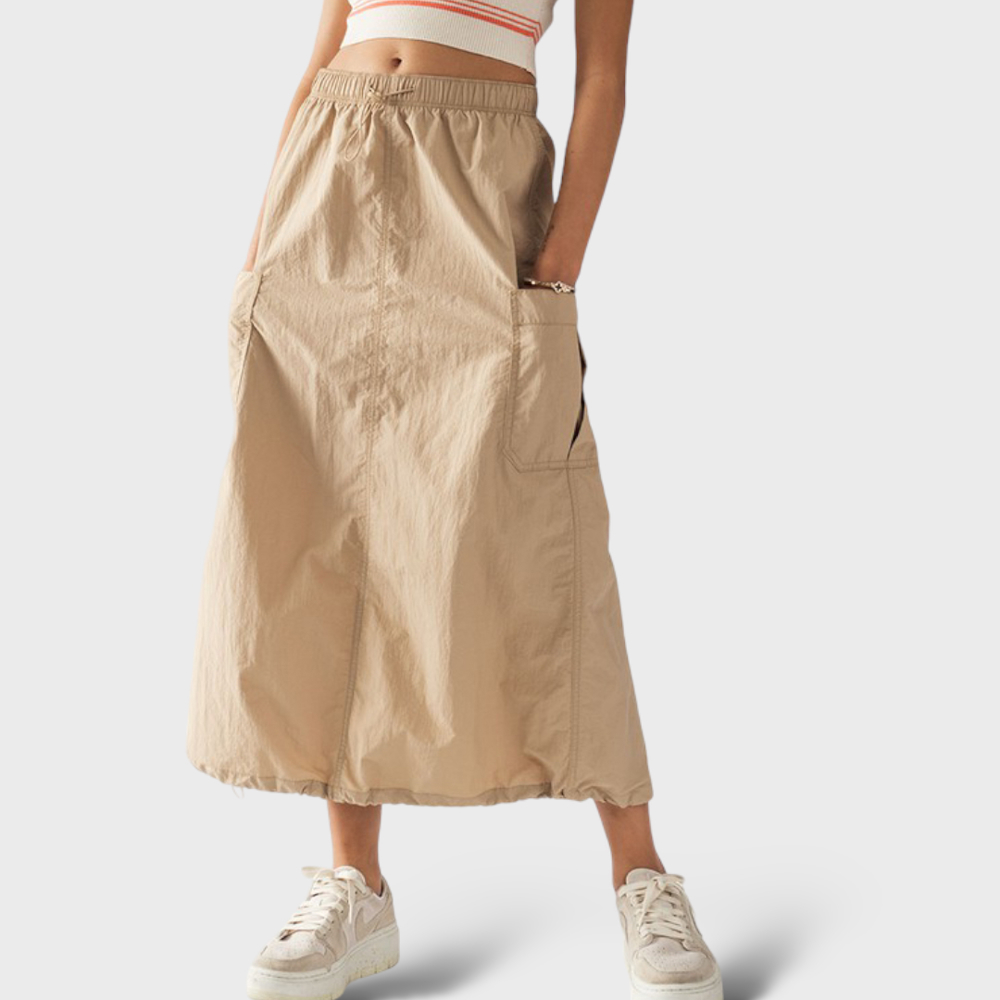 Cargo Pocket Maxi Skirt