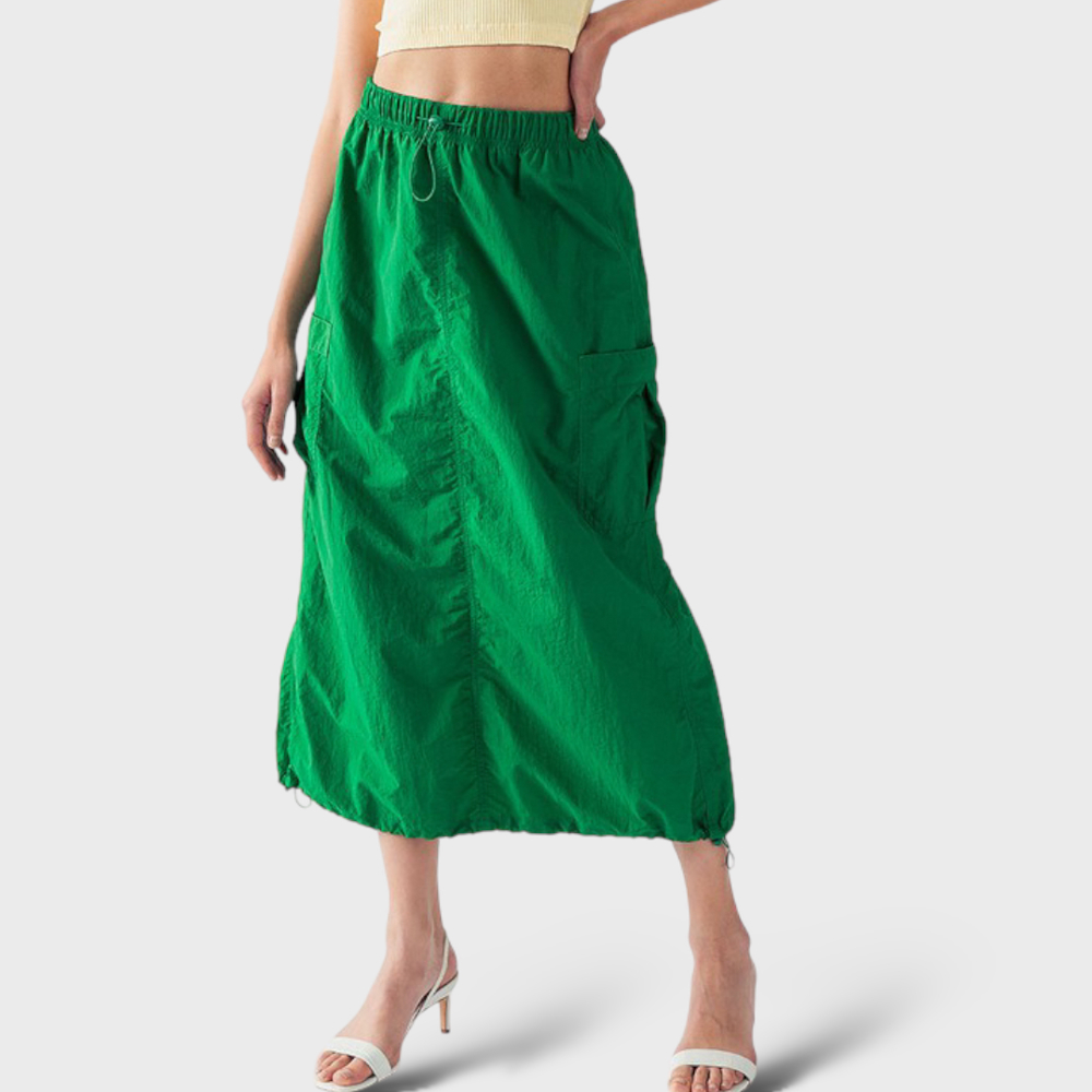 Cargo Pocket Maxi Skirt