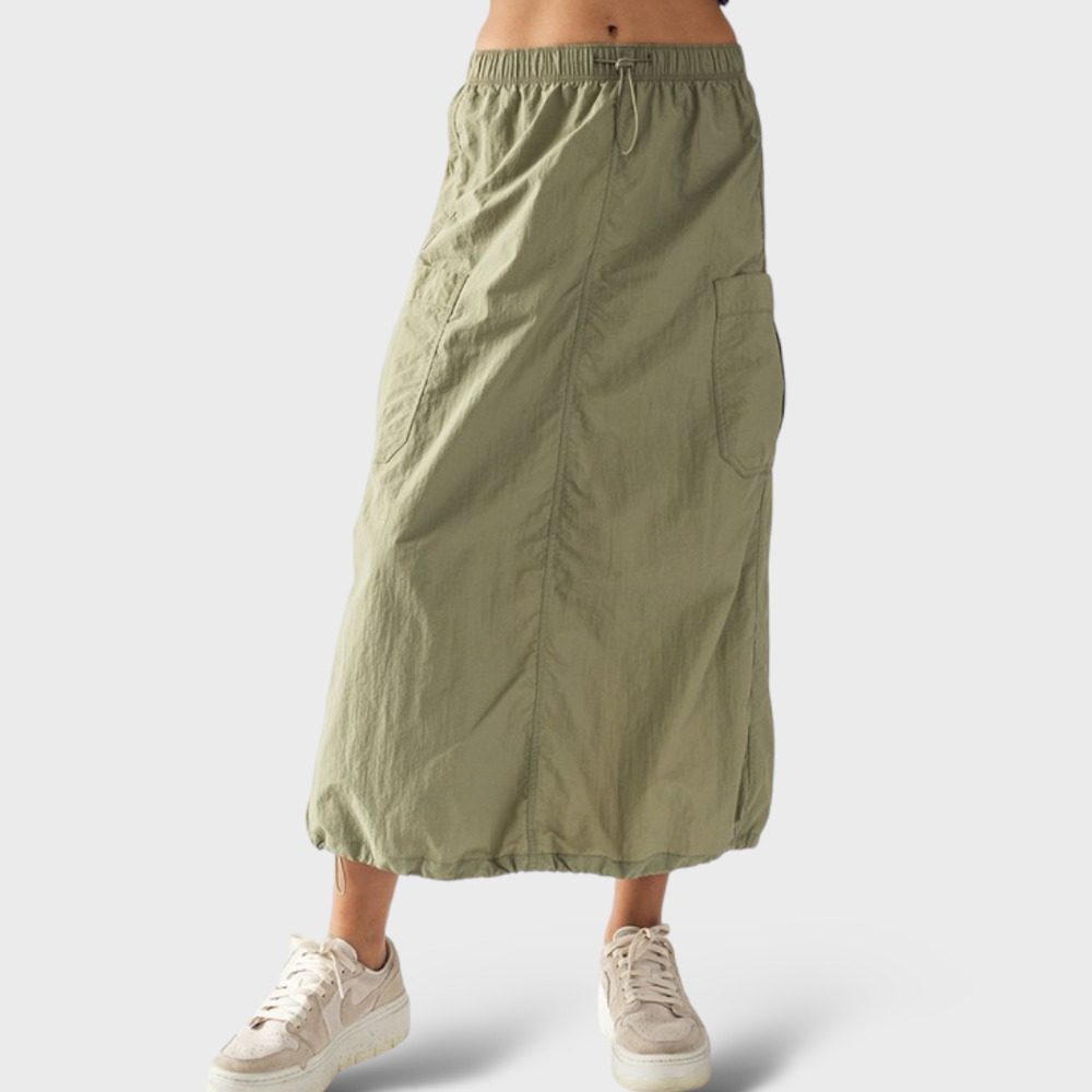 Cargo Pocket Maxi Skirt