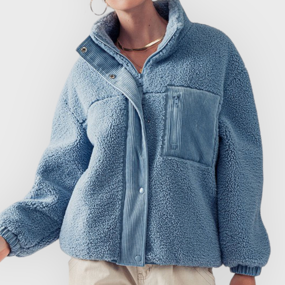 Terry Sherpa Puff Jacket