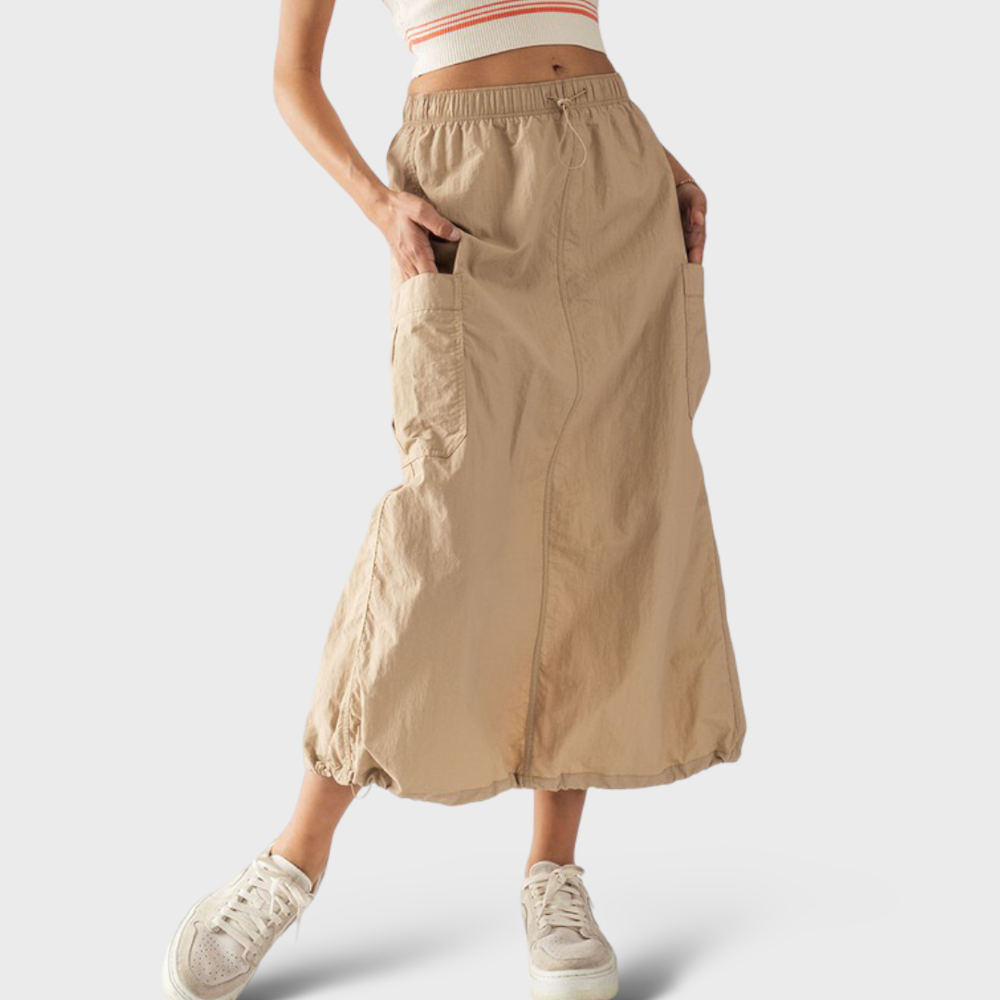 Cargo Pocket Maxi Skirt