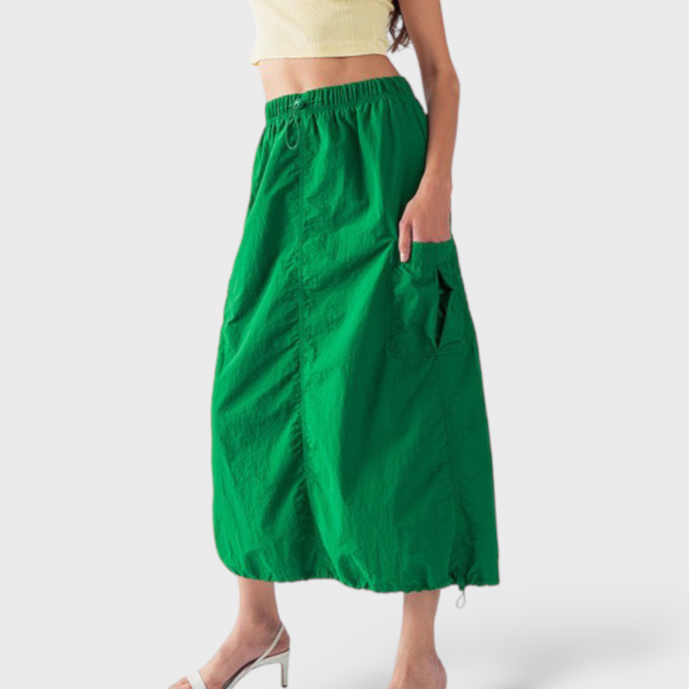 Cargo Pocket Maxi Skirt