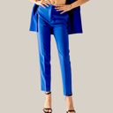  Solid Straight Leg Trouser Pants / S-XL