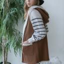  Sherpa Lined Hooded Vest