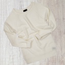  Waffled Long Sleeve Sweater