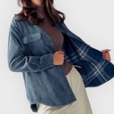 SteelBlue Small Reversible Corduroy Jacket S-XL / 7 Colors