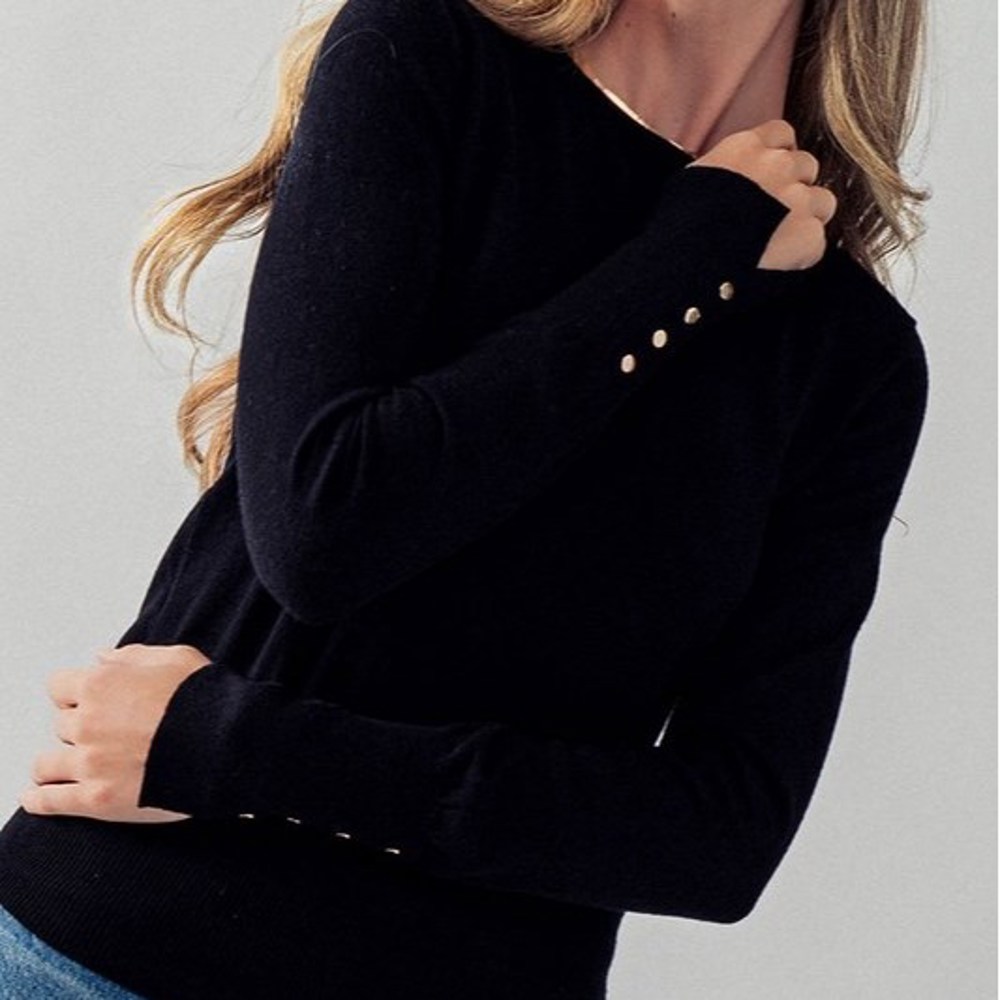 Perfect Layering Button Detail Sweater